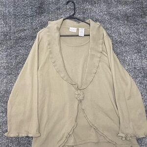 White Stag Beige Women's Cardigan